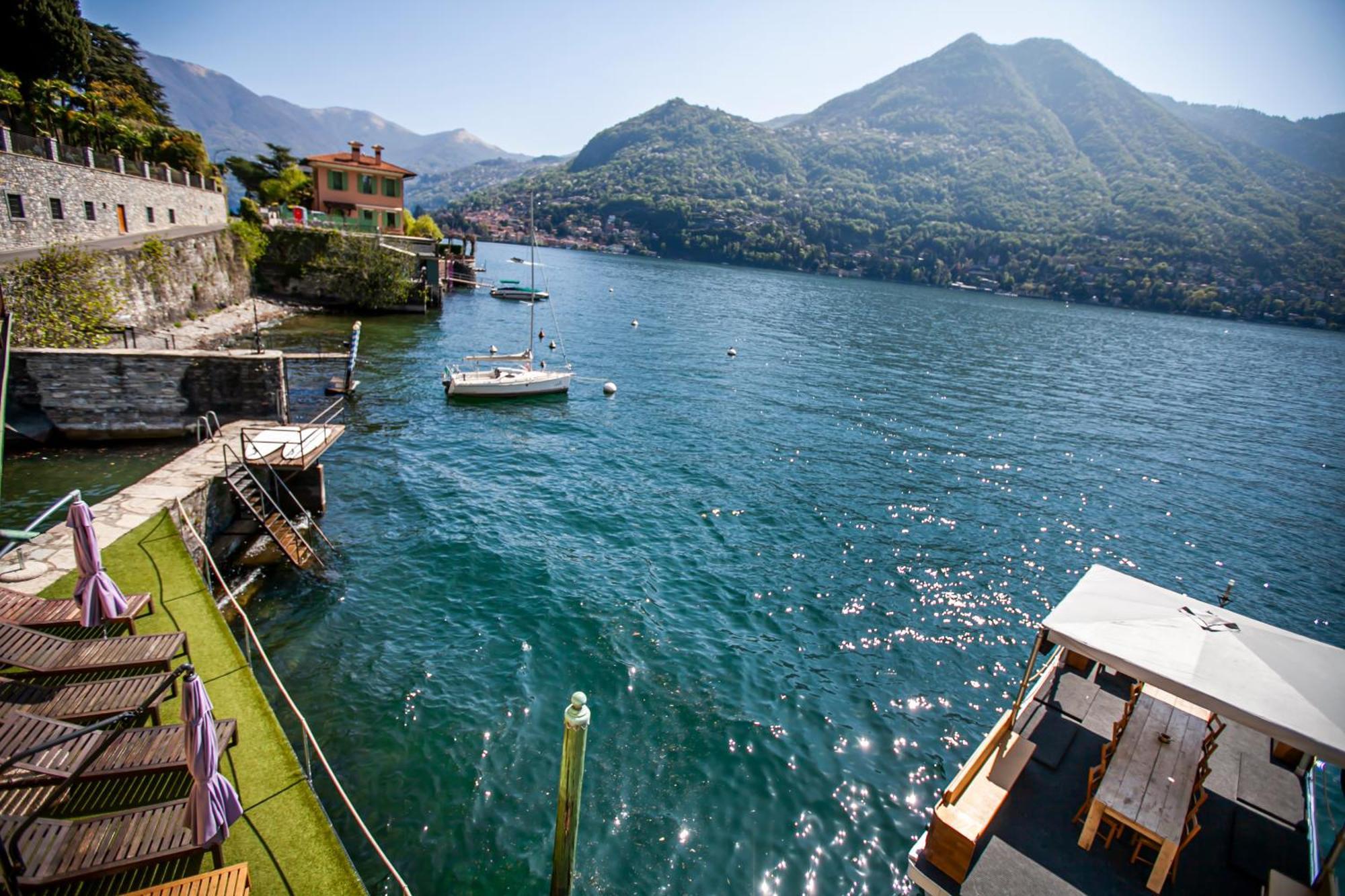 Darsena Di Riva Grande Hotel Moltrasio Kültér fotó